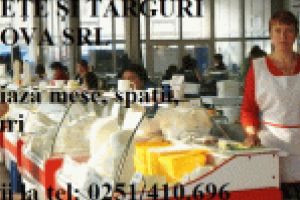 SC PIEŢE ŞI TÂRGURI CRAIOVA SRL  închiriază mese, spaţii, terenuri