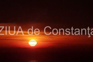 Imaginea zilei: Cer in flacari la Constanta. Cum a aratat rasaritul in aceasta dimineata