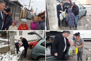 Dar din dar se face Rai… Consilierul local Radu Cristeanu, din Sebeş, a fost în aceste zile ajutorul lui Moş Crăciun