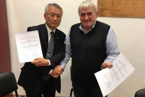 FOTO: Premieră la CNU: Elevii Colegiului pot urma cursurile unei universităţi din Japonia