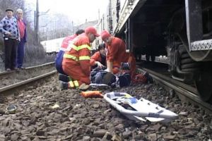 A fost activat PLANUL ROȘU de intervenţie: Un tren a deraiat. Zeci de călători sun în pericol