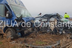 Oficial de la IPJ Constanta. Cum s-a petrecut accidentul dintre Crucea si Galbiori. Trei persoane au decedat