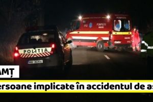Neamţ: Trei persoane implicate în accidentul de astăzi, 24 decembrie