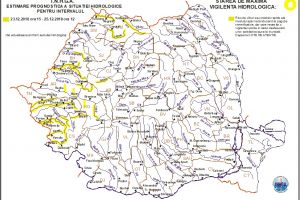 Avertizare cod galben pe râuri din Bihor. Au crescut cotele de atenţie!
