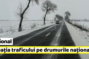 Naţional: Situaţia traficului rutier pe drumurile naţionale