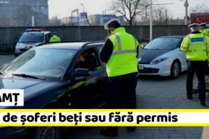 Neamţ: De Crăciun, plin de şoferi beţi sau fără permis