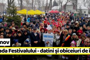 Roznov: Parada Festivalului de datini şi obiceiuri de iarnă (FOTO-VIDEO)