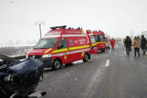 Carambol pe autostrada A1, Bucureşti – Piteşti. Trei maşini implicate