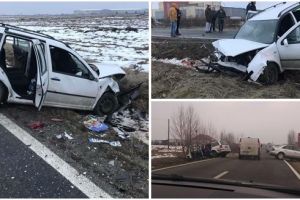 Două persoane la spital după ce un şofer a intrat pe contrasens, în apropiere de Sânandrei