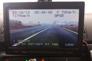 A zăpăcit radarul: 174  de km/h