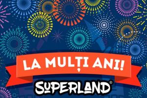 Superdistracţie la împlinirea unui an de la inaugurarea Superland Braşov