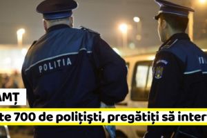 Neamţ: Peste 700 de poliţişti, pregătiţi să intervină de Anul Nou