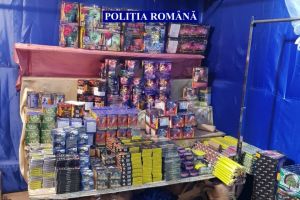 Tone de articole pirotehnice, confiscate de politisti in ultima saptamana. Cine poate folosi si comercializa astfel de articole