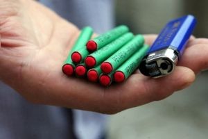Copii prinşi cu petarde la Ocna Sibiului, chiar când le detonau