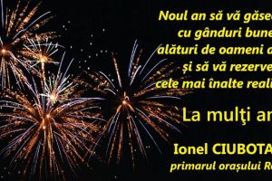 Neamţ: Ionel Ciubotaru: „Noul an să vă găsească cu gânduri bune…”