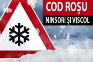 Cod roşu de vreme rea în România. Alerta meteorologilor, aproape de limita maximă pentru Revelion