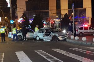 Accident cu trei victime în centrul Galaţiului