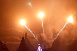 Anul Nou 2019, întâmpinat la Bistriţa cu muzică şi jocuri de artificii