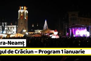 Piatra-Neamţ: Târgul de Crăciun – Programul zilei de marţi, 1 ianuarie 2019