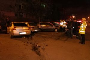 Carambol pe strada Ion Rusu din Constanta. Doua soferite, implicate. Mai multe masini avariate (galerie foto)