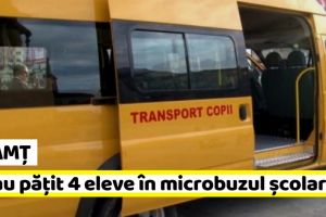 Neamţ: 4 eleve molestate sexual de şoferul microbuzului şcolar. Bărbatul, condamnat la închisoare