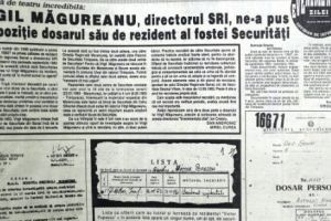 Fostul şef al SRI, Virgil Măgureanu, şi-a publicat dosarul în EVZ