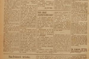 Ce scria Gazeta de Transilvania  în urmă cu aproape 100 de ani