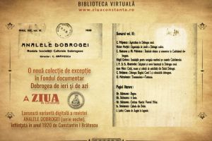 #citesteDobrogea: Cetati, muzee si colectii de antichitati din sudul Dobrogei“. Lucrari din Biblioteca Virtuala ZIUA de Constanta