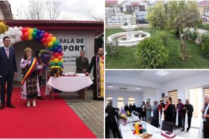 Sala de sport, doua case mortuare, statie de epurare si canalizare, garaj: Zeci de proiecte realizate de Primaria Gradina anul trecut (galerie foto)