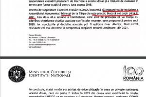 FOTO: Dosarul Brâncuşi în UNESCO, blocat până în 2021