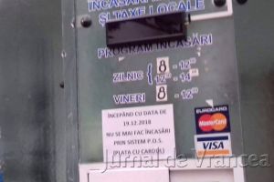 Plata cu cardul, misiune imposibilă la Primăria Focşani
