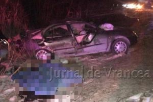 FOTO-ULTIMĂ ORĂ: Vrânceni morţi într-un accident la Sibiu
