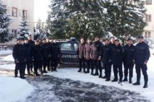 Jandarmeria Maramures: Viitori jandarmi, in stagiul de practica
