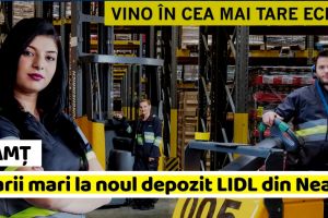 Neamţ: Salarii de peste 3000 de lei pentru cele 139 de joburi la noul depozit LIDL din Neamţ