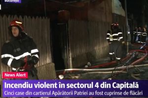 Incendiu cartier aparatorii patriei, incendiu sector 4 bucuresti