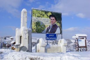 Zăpadă de o jumătate de metru la graniţa cu Maramureş