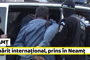 Neamţ: Urmărit internaţional, prins în Neamţ. A violat o femeie în Scoţia
