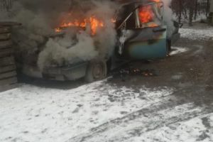 DACIA 1300 INCENDIATĂ LA TOPOLOVENI