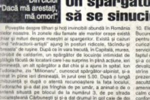 Un borfaş a vrut să se omoare cu un cocktail dintr-un detergent la modă