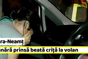 Piatra-Neamţ: O tânără prinsă beată criţă la volan, azi-noapte