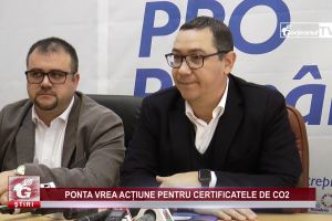 PONTA VREA ACȚIUNE PENTRU CERTIFICATELE DE CO2
