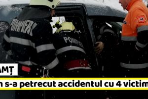 Neamţ: Cum s-a petrecut accidentul cu 4 victime (FOTO)