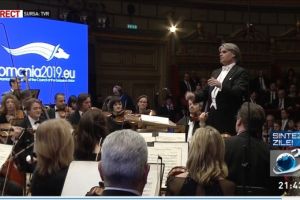 Ceremonia de la Ateneu a fost incheiata de Orchestra Uniunii Europene 