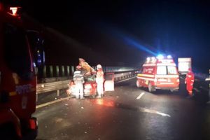 Doi hunedoreni morţi pe autostradă, la Sebeş
