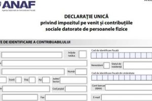 Declaraţia Unică 2019: Documentul se depune din acest an numai în format electronic, până la data de 15 martie