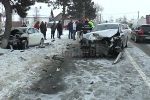 Accident cu trei răniţi, la ieşirea din Rădăuţi spre Marginea