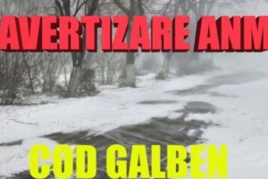 METEO. Cod GALBEN! Meteorologii au emis AVERTIZARE