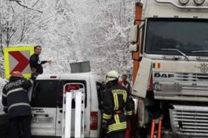 Accident rutier GRAV pe DN7. Un bărbat a intrat în stop cardio-respirator. VIDEO