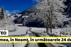 METEO: Vremea, în Neamţ, în următoarele 24 de ore