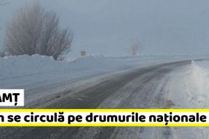 Neamţ: Ger în toată Moldova. Cum se circulă pe drumurile naţionale